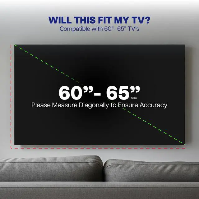 Alt view image 3 of 7 - Black Screen Cover for 60" to slim 65" TV, Outdoor Waterproof Weather Resistant