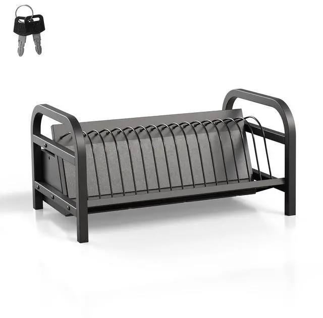 Main image of VIVO 16-Bay Laptop and Tablet Open Charging Station with Locking Compartment