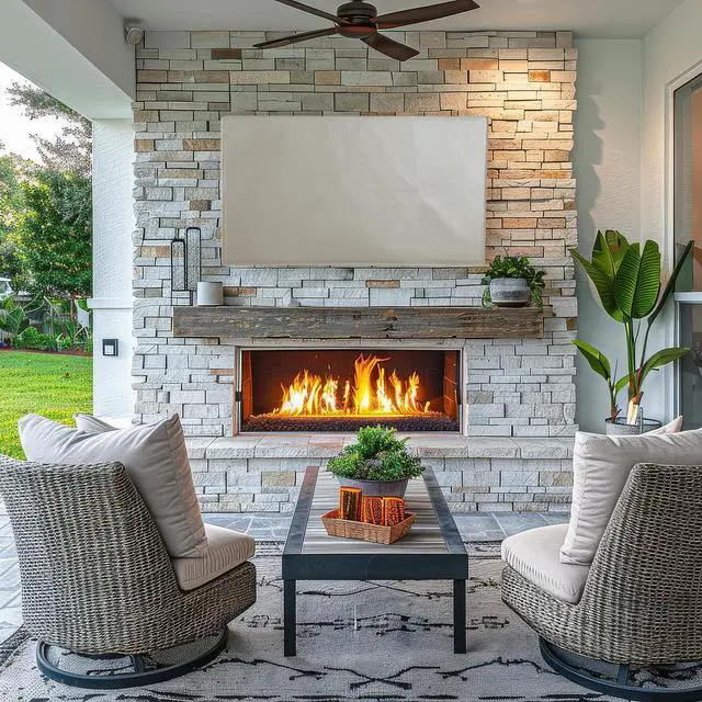 Alt view image 6 of 7 - Tan Screen Cover for 70" to 75" TV, Outdoor Waterproof Weather Resistant