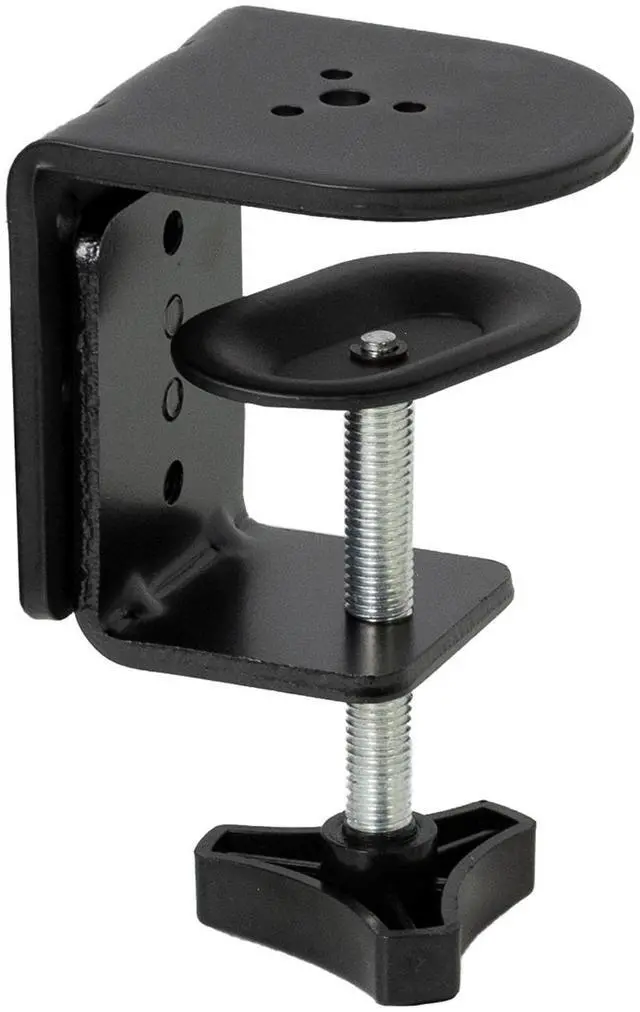 Alt view image 5 of 5 - VIVO Black Heavy Duty Desk Clamp for Monitor Mount Stand | Sturdy 4 Inch C-clamp