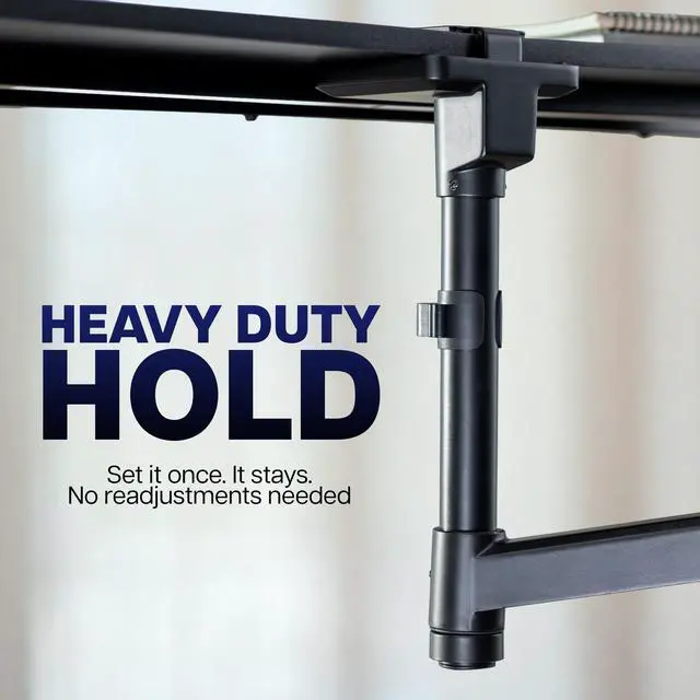 Alt view image 7 of 7 - VIVO Under-Surface Clamp Monitor Arm Mount, Fits Screens 17"-32, 33lbs Capacity