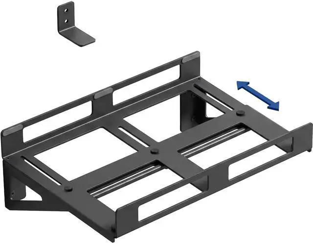 Main image of VIVO Adjustable Deskside PC Wall Mount, PC Gaming Mount, 3 Mounting Options