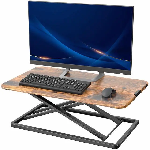 Main image of VIVO Economy Height Adjustable 29" Standing Desk Sit Stand Desktop Monitor Riser