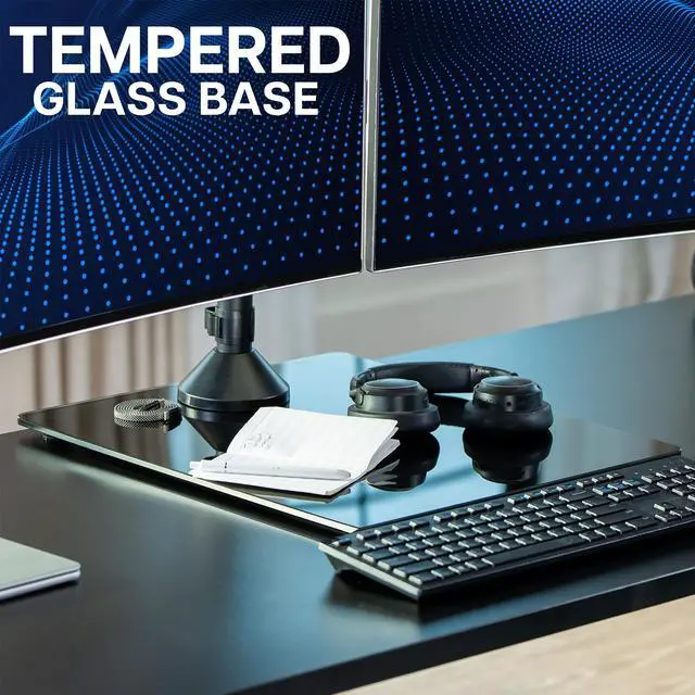 Alt view image 7 of 7 - VIVO Quad Ultrawide Freestanding Monitor Stand for up to Four 38" Screens