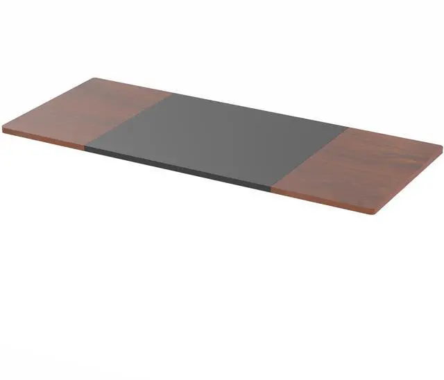 Main image of VIVO Black and Dark Walnut 71x30 DIY Table Top Only for Compatible Desk Frames