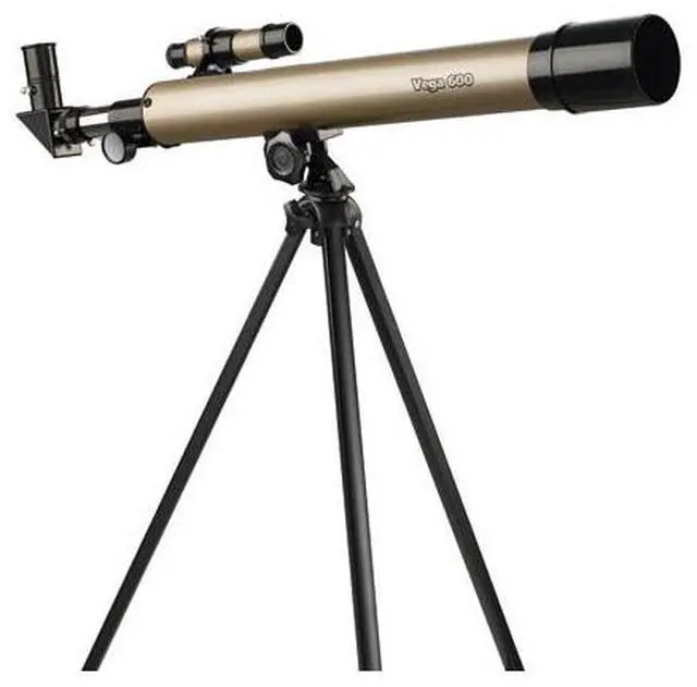 Alt view image 3 of 13 - Educational Insights 5248 GeoSafari Vega 600 Telescope 2 Elements - 30x to 150x Magnification - 50 mm Aperture - 600 mm Focal Length - Silver