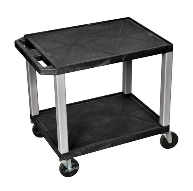 Alt view image 2 of 4 - Tuffy 2-Shelf Multi-Purpose Utility Cart (Black)