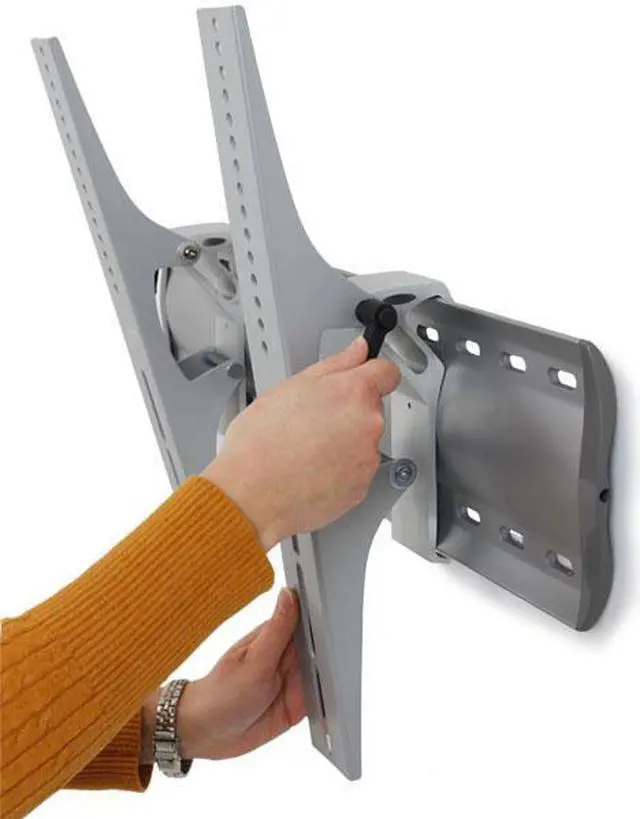 Alt view image 4 of 20 - Ergotron TM Tilting Wall Mount - Mounting kit (wall plate, fasteners, 2 brackets) for LCD / plasma panel - aluminium, st