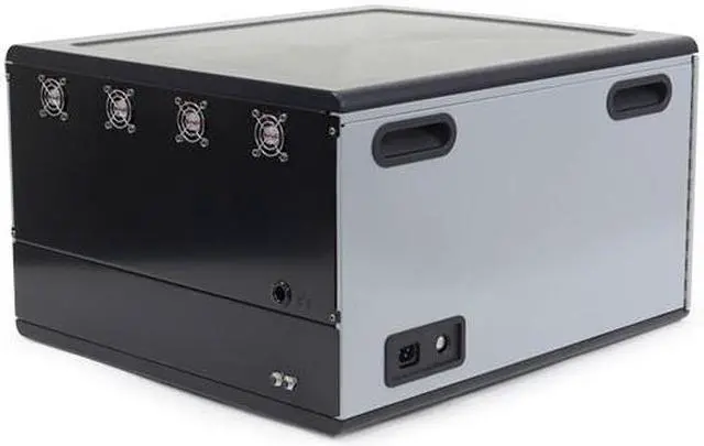 Alt view image 4 of 15 - Ergotron  Zip12 Charging Desktop CabinetDM12-1012-1