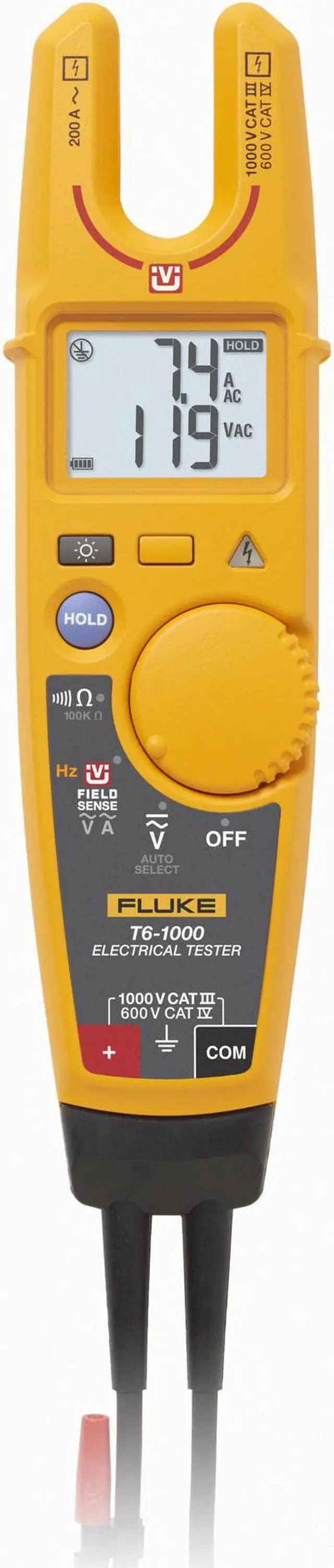 Main image of Fluke - T6-1000 - T6-1000 - Handheld Digital Multimeter, AC Current, AC/DC Voltage, Continuity, Frequency, Resistance, 3.5
