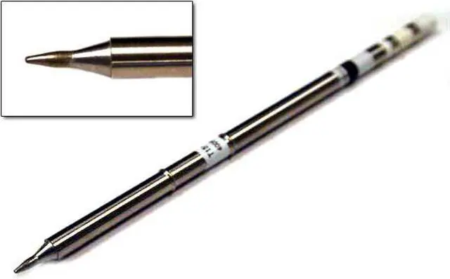 Main image of HAKKO T15-D08 Soldering Tip,Chisel,0.8mm x 9.5mm
