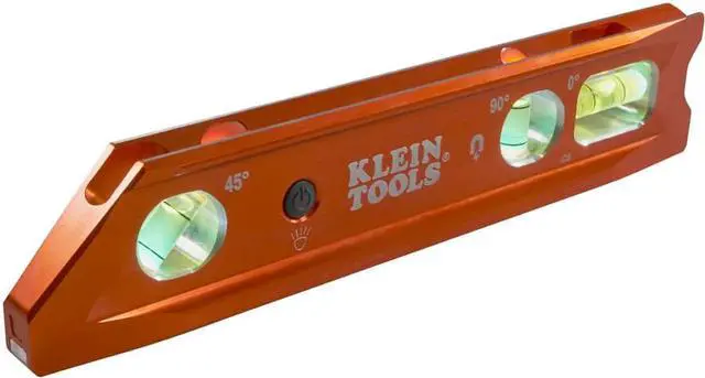 Alt view image 3 of 12 - Klein Tools 935RBLT Lighted Torpedo Billet Level, REM