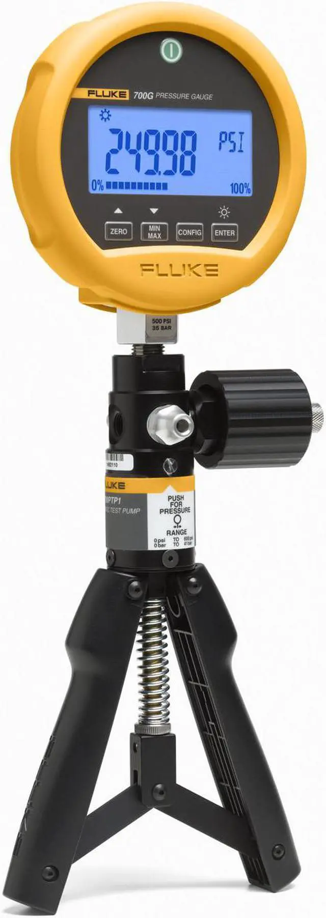 Alt view image 4 of 6 - FLUKE FLUKE-700G04 Digital Compound Gauge, -14 to 0 to 15 psi, 1/4 in MNPT,