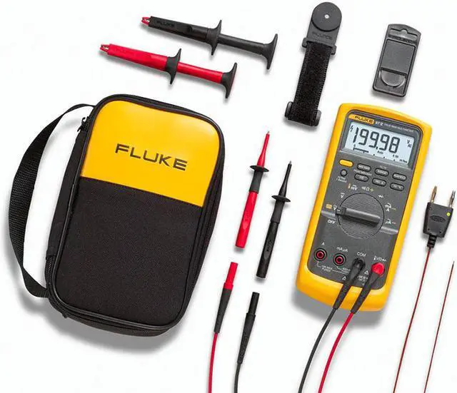 Alt view image 5 of 7 - Fluke - FLUKE-87-5/E2-KIT - Fluke FLUKE-87-5/E2-KIT Industrial Electrician True RMS Multimeter Combo Kit; For Voltage, Current, Frequency and Capacitance Measurements For Everyday Use