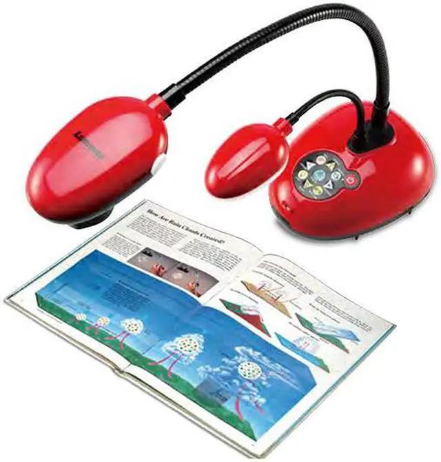 Main image of Lumens Projector DC193 LadiBug Document Camera 16x 30fps USB 2.0 VGA/HDMI Red