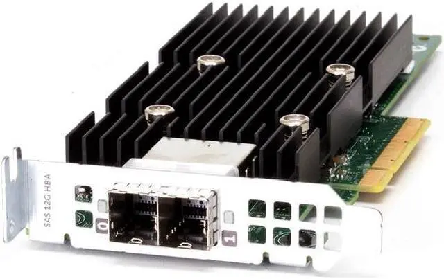 Main image of DELL T93Gd  12Gb Ext Dual Port Pcie X8 Sas Low Profile Host Bus Adapter