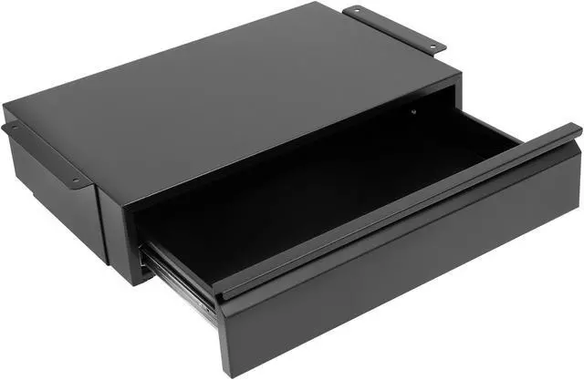Main image of Mount-It! Under Desk Pull-Out Drawer Kit with Smooth Sliding Track | Office Storage Organizer | Mounts to Desktops Tables and Workbenches Over 0.71 Inches Thick