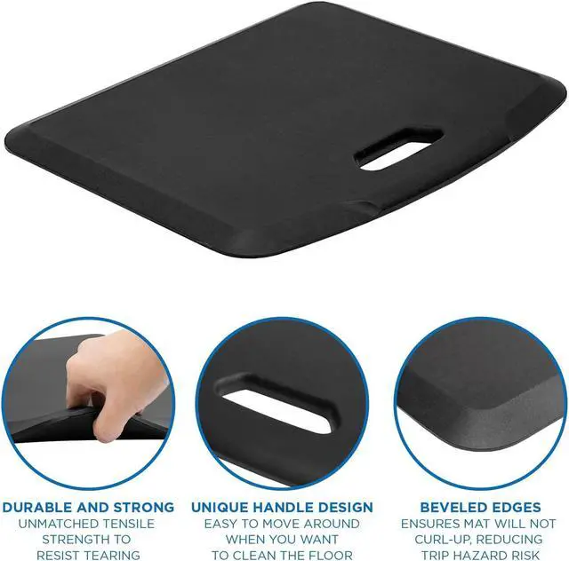 Alt view image 3 of 3 - Mount-It! Anti Fatigue Floor Mat | Standing Comfort Mat