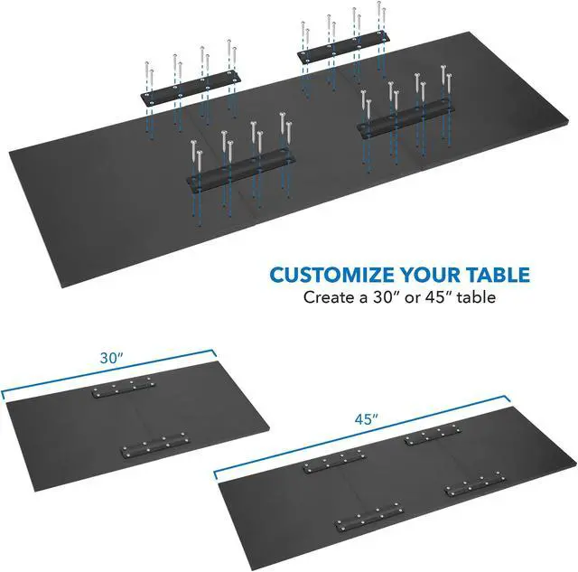 Alt view image 4 of 5 - Mount-It! Wall Mounted Drop Leaf Table / Workbench