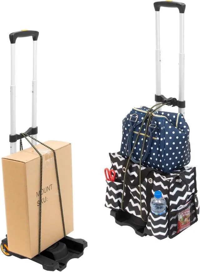 Alt view image 2 of 5 - Mount-It! Premium Folding Luggage Cart | 77 LBS Capacity