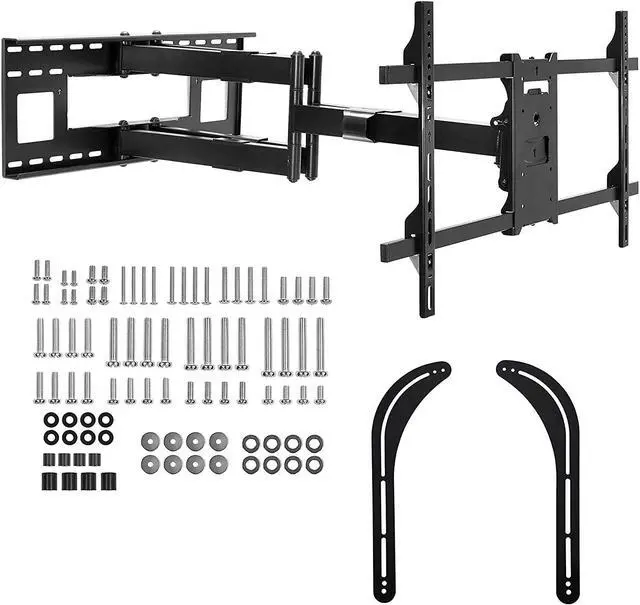 Main image of Mount-It! Long Extension TV Mount with Soundbar Mount | Fits Screen Sizes 50" to 90" TVs | 36 inch Arm Extension