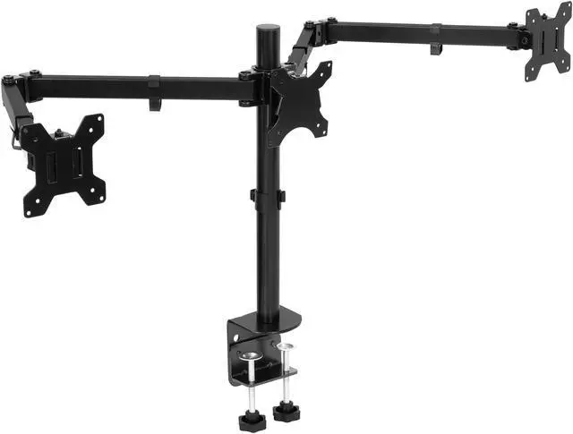 Main image of Mount-It! Adjustable Triple Monitor Mount Up to 32" Black MI-753XL