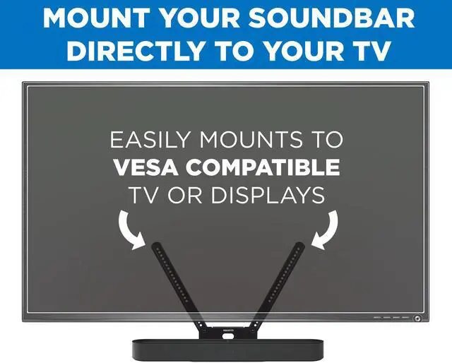 Alt view image 6 of 7 - Mount-It! Sound Bar TV Mounting Shelf Compatible with Sonos Beam Speaker