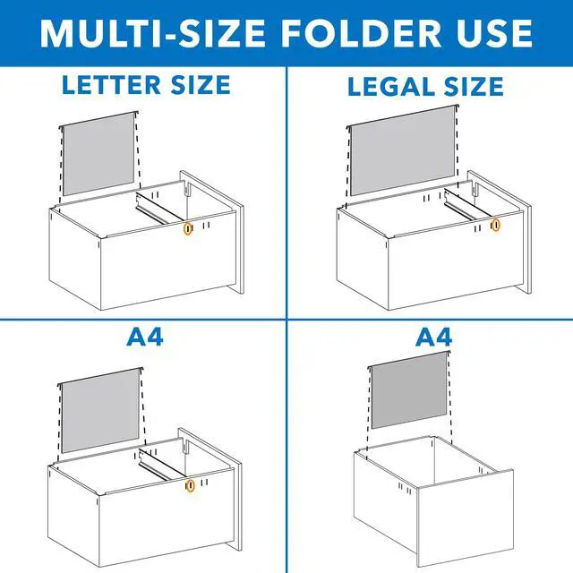 Alt view image 2 of 7 - Mount-It! Mobile File Cabinet with 3 Drawers | Lockable