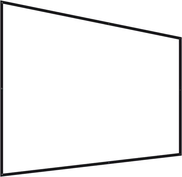 Alt view image 2 of 7 - Mount-It! Portable Projector Screen 100 Inch Foldable Anti-Crease Screen for Indoor and Outdoor Projection