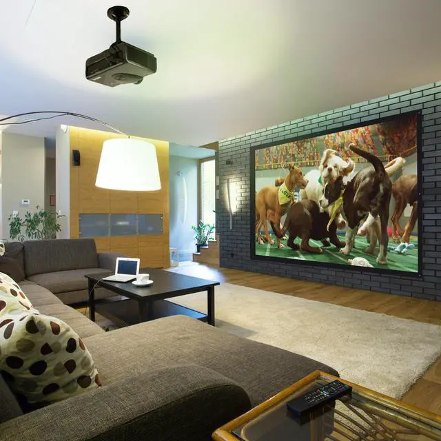 Alt view image 7 of 7 - Mount-It! Portable Projector Screen 100 Inch Foldable Anti-Crease Screen for Indoor and Outdoor Projection