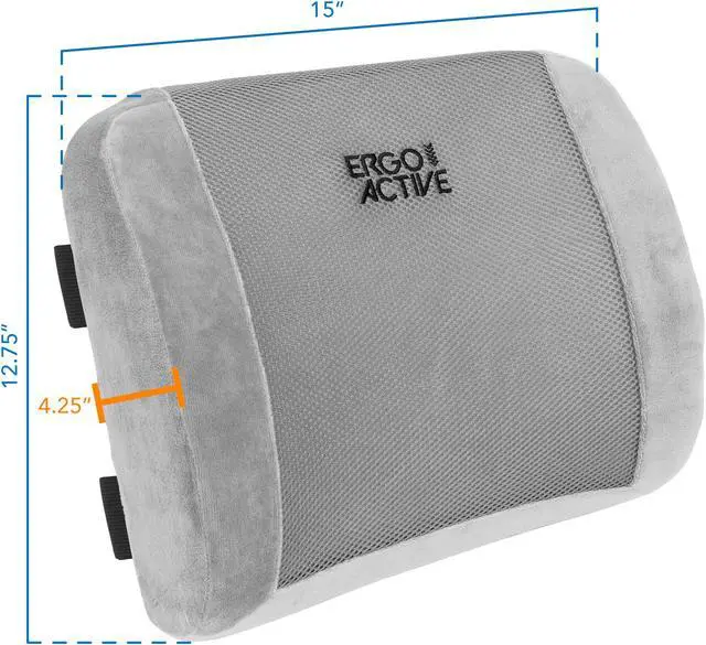 Alt view image 6 of 7 - ErgoActive Lumbar Support Pillow