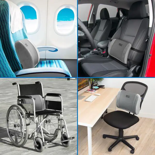 Alt view image 4 of 7 - ErgoActive Lumbar Support Pillow