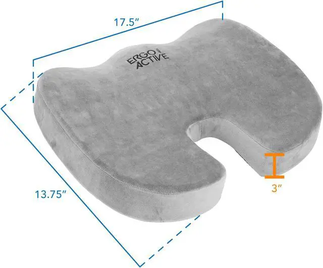 Main image of ErgoActive Cooling Gel Gaming Chair Seat Cushion