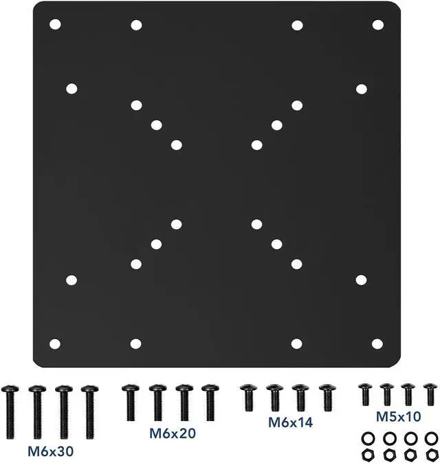 Alt view image 3 of 14 - Mount-It! VESA Mount Adapter Plate Conversion Kit | Convert VESA 75x75, 100x100 to 200x200, 200x100 mm Patterns