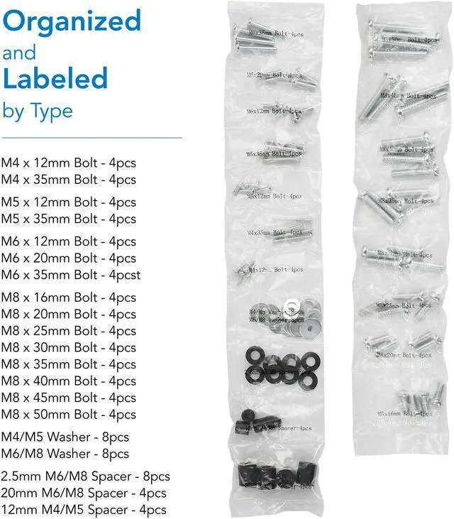 Alt view image 7 of 7 - Mount-It! Long Arm TV Mount, Soundbar Mount, and TV Mounting Hardware Kit Bundle | Fits 43"-80" TVs