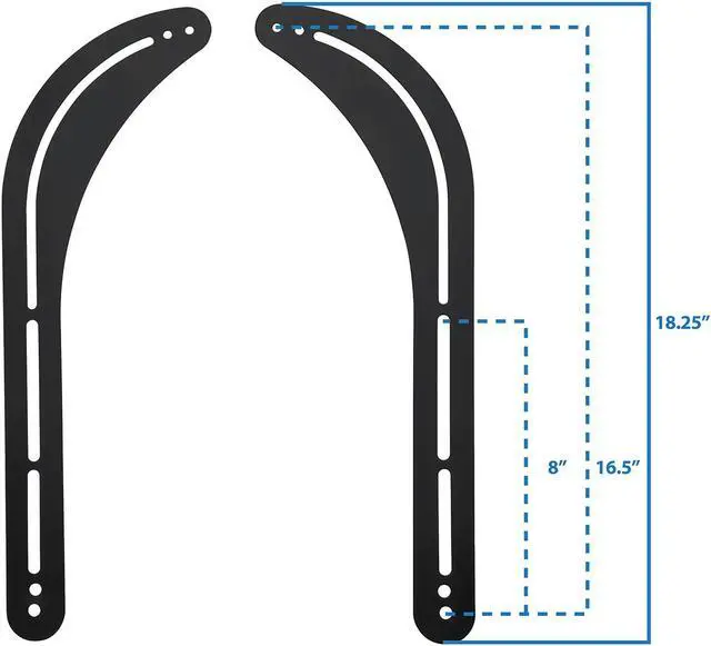 Alt view image 5 of 7 - Mount-It! Long Extension TV Mount with Soundbar Mount | Fits Screen Sizes 50" to 90" TVs | 36 inch Arm Extension