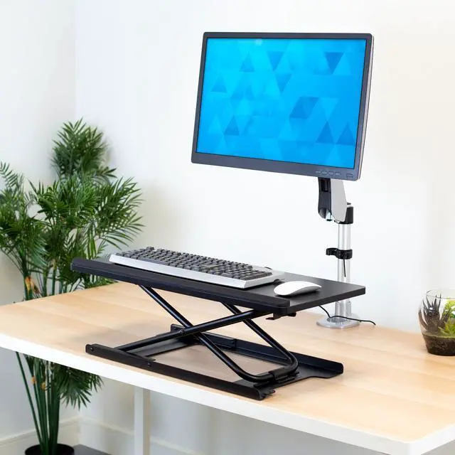 Alt view image 6 of 6 - Mount-It! Adjustable Height Gaming Keyboard Shelf | Standing 27" Extention