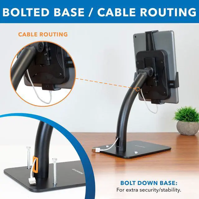 Alt view image 3 of 9 - Mount-It! Anti-Theft Tablet Countertop Kiosk Stand