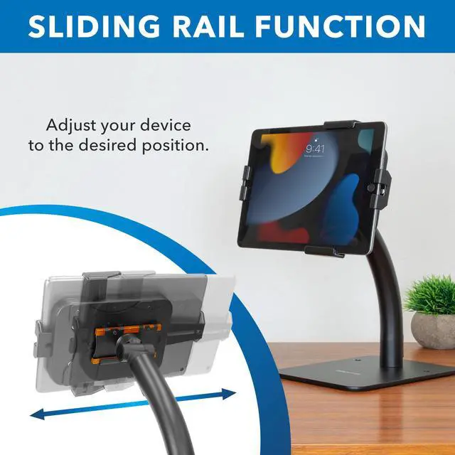 Alt view image 7 of 9 - Mount-It! Anti-Theft Tablet Countertop Kiosk Stand