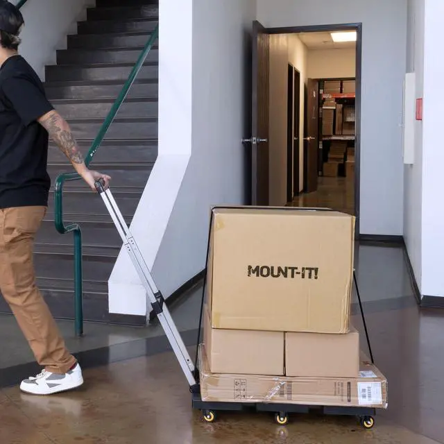 Alt view image 7 of 7 - Mount-It! Folding Hand Truck Dolly
