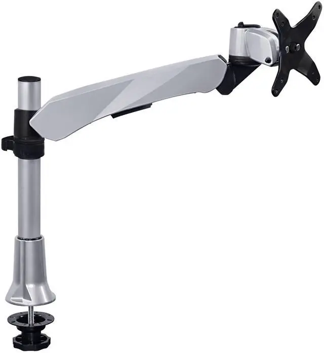 Alt view image 3 of 7 - Mount-It! Height Adjustable Single Monitor Desk Mount | Fits 17-32 Inch Screens | TAA Compliant