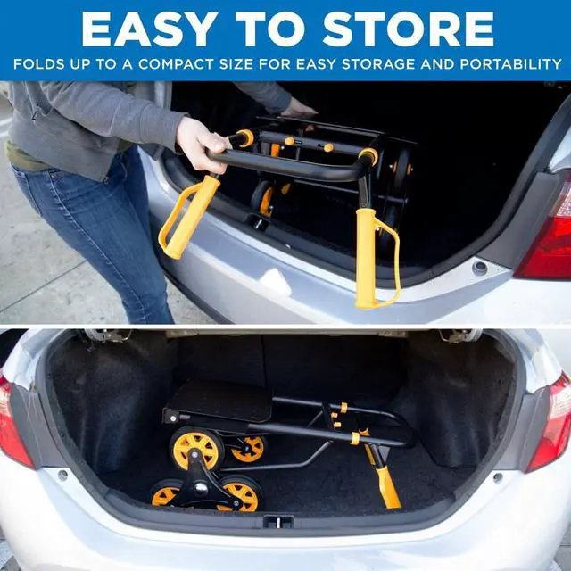 Alt view image 6 of 7 - Mount-It! Stair Climber Hand Truck and Dolly