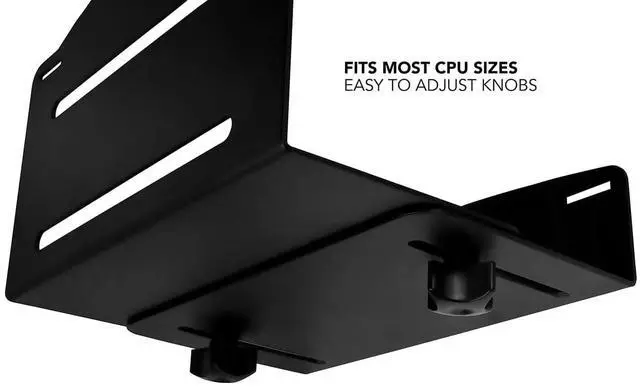 Alt view image 2 of 6 - Mount-It! CPU Wall Mount Bracket | Desktop Computer Tower Holder | 22 Lbs Capacity