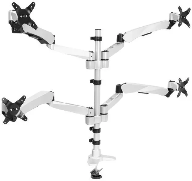 Main image of Mount-It! Quad Monitor Desk Mount | Fits 13-27 Inch Screens