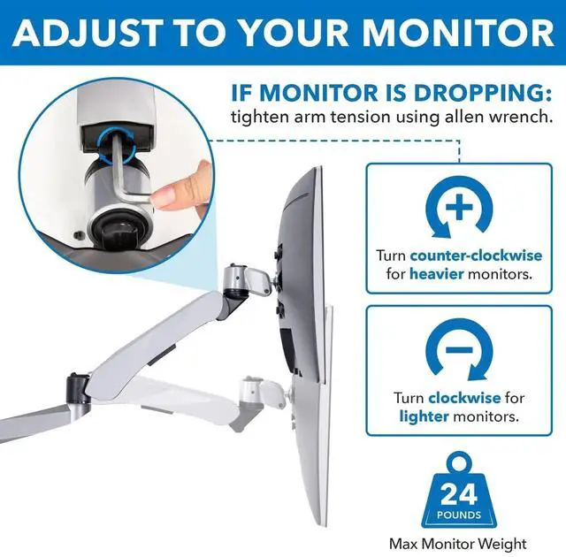 Alt view image 7 of 7 - Mount-It! Quad Monitor Desk Mount | Fits 13-27 Inch Screens