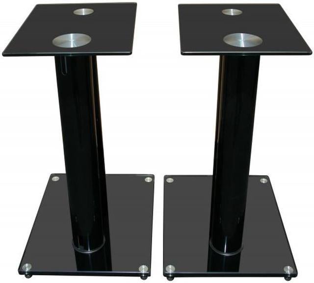 Mount-It! Premium Aluminum Glass Speaker Stands | of Two | Pro Sound Newegg.com