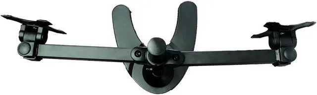 Alt view image 2 of 14 - Mount-It! Dual Monitor Stand | 24" Max Screen Size | Free Standing