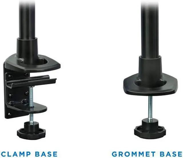Alt view image 3 of 7 - Mount-It! Dual Monitor Desk Mount | Fits 13"-24" Computer Screens | TAA Compliant