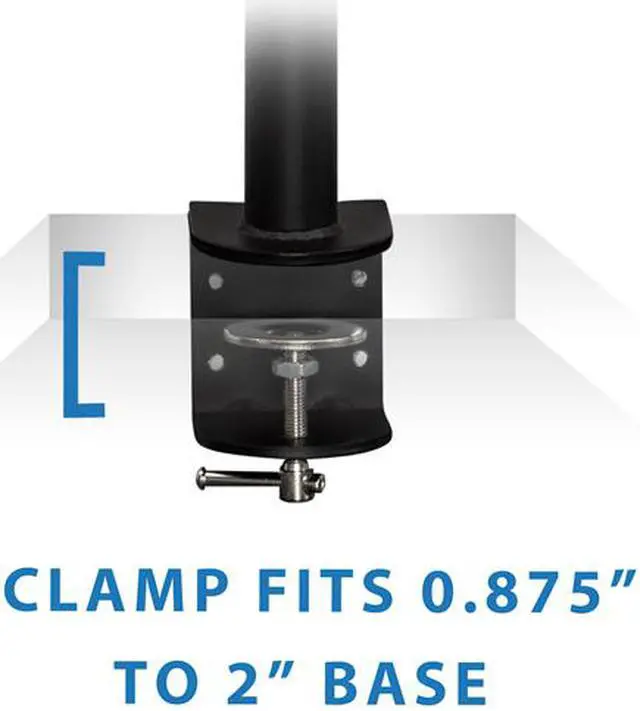 Alt view image 7 of 20 - Mount-It! Single Monitor Desk Mount Arm | Fits Up to 30" Screens