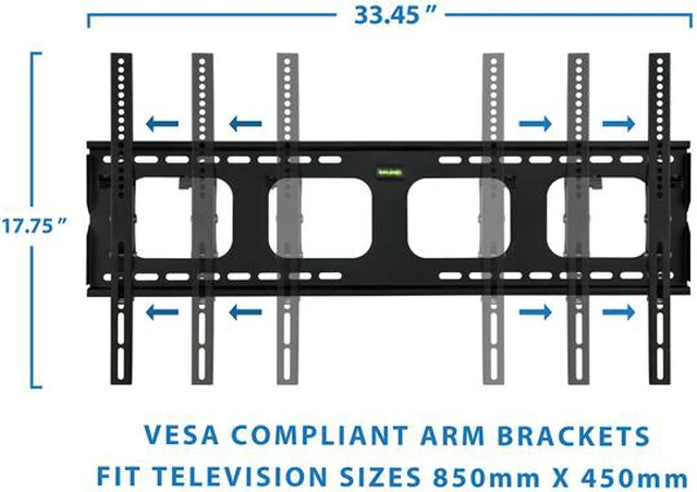 Alt view image 4 of 20 - Mount-It! Tilting TV Mount | Fits 40"-80" TVs | Max VESA 850x450